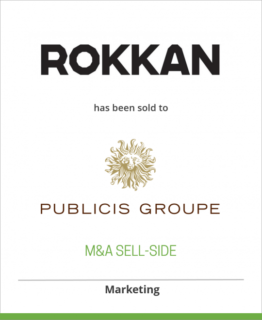 ROKKAN has been sold to Publicis Groupe