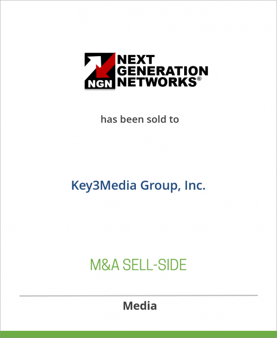 Next Generation Networks, other events and Business Communications Review have been sold to Key3Media Group